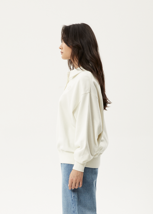 Afends Ellie - Sweatshirt Off White