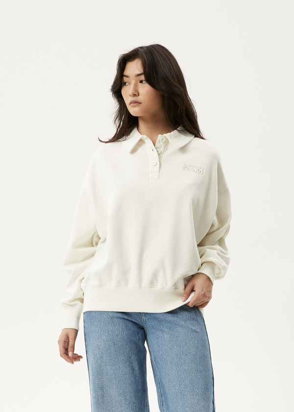 afends Ellie - Sweatshirt Off White