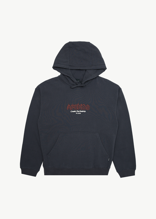 afends Ember - Hoodie Charcoal