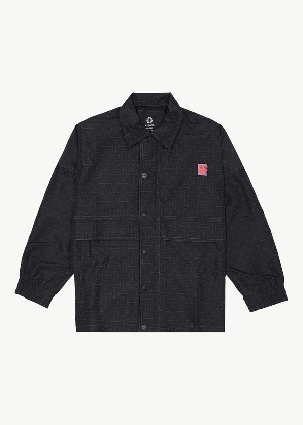 afends Escape - Spray Jacket Charcoal