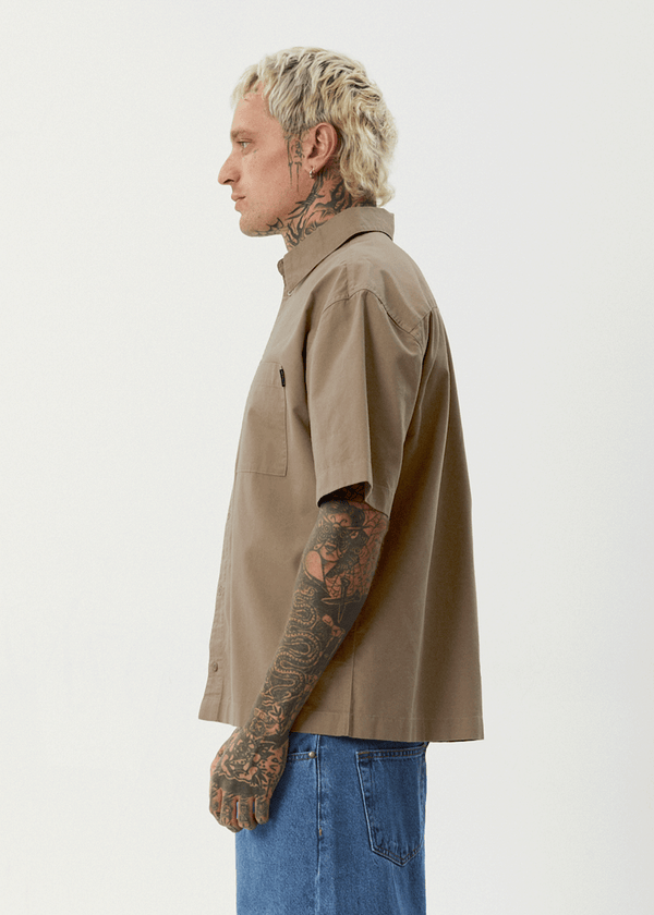 Afends Everyday - Short Sleeve Shirt Fossil