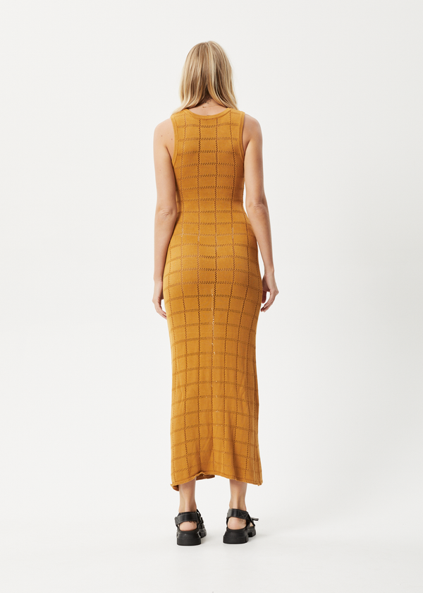 Afends Femme - Knit Maxi Dress Mustard