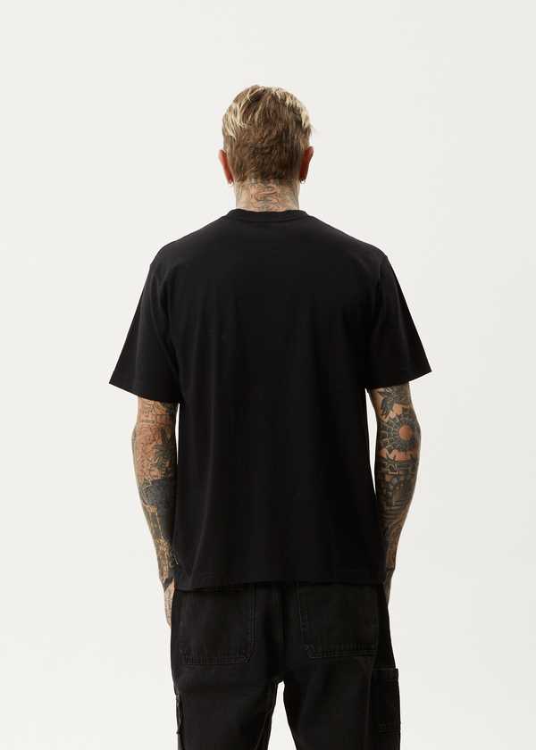 Afends Flame - Retro Tee Black