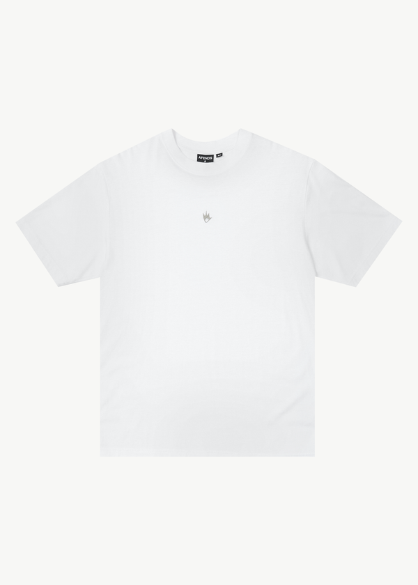 afends Flame - Retro Tee White