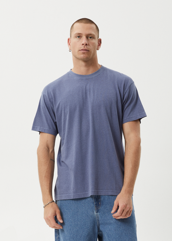 Afends Foundation - Boxy Tee Washed Marlin
