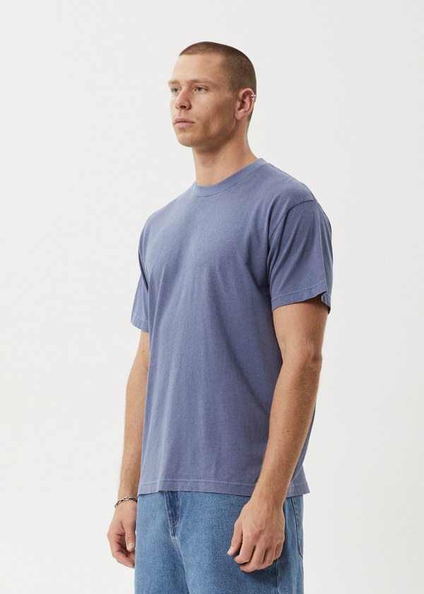 Afends Foundation - Boxy Tee Washed Marlin