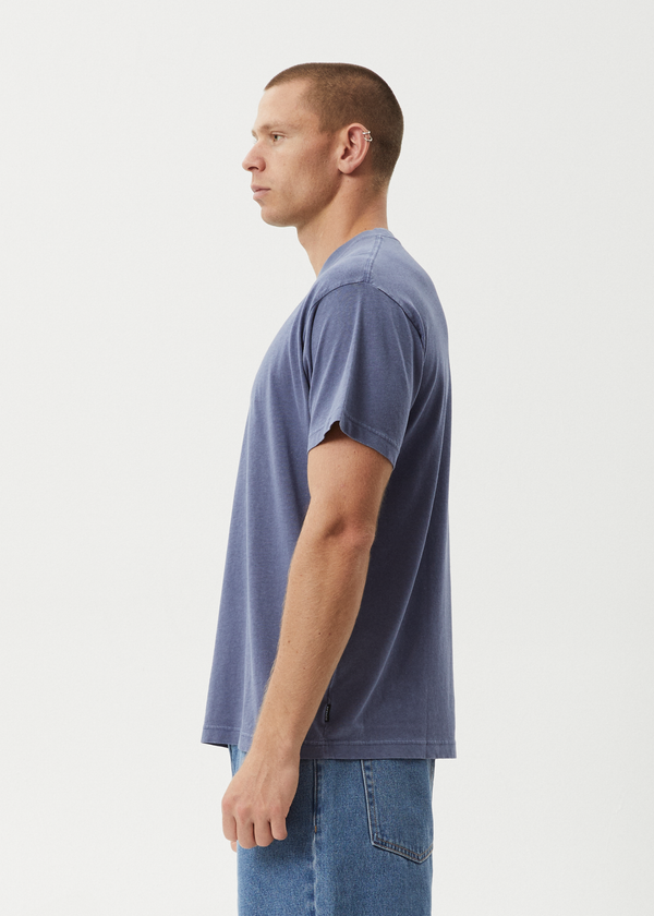 Afends Foundation - Boxy Tee Washed Marlin