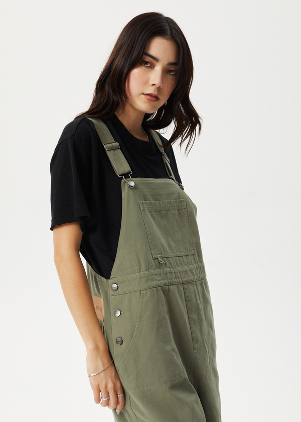 Afends Fraser - Utility Overall Olive