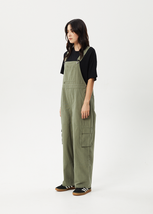 Afends Fraser - Utility Overall Olive