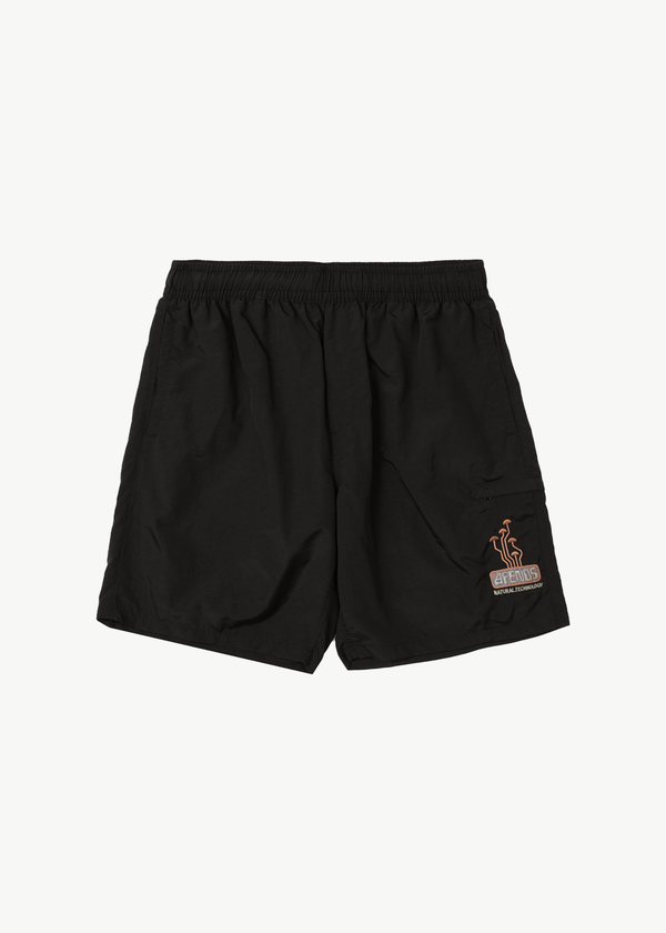 afends Fruiting - Baywatch Swim Short 18" Black