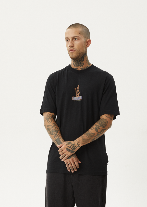 Afends Fruiting - Retro Tee Black