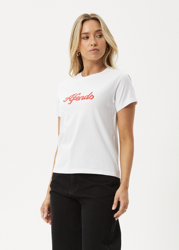 Afends Garden Buds - Classic Tee White