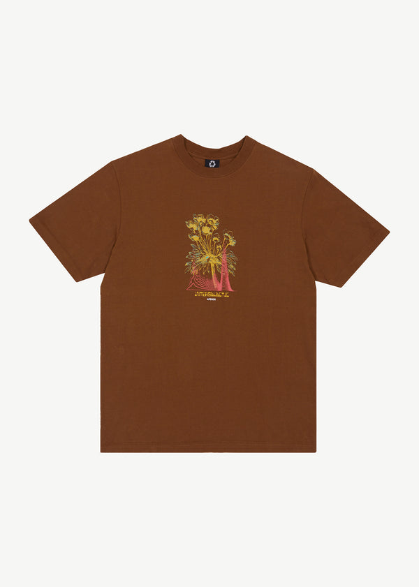 afends Gardener - Retro Graphic Tee Toffee