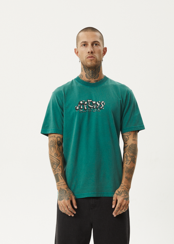 Afends Gello - Retro Tee Washed Pine