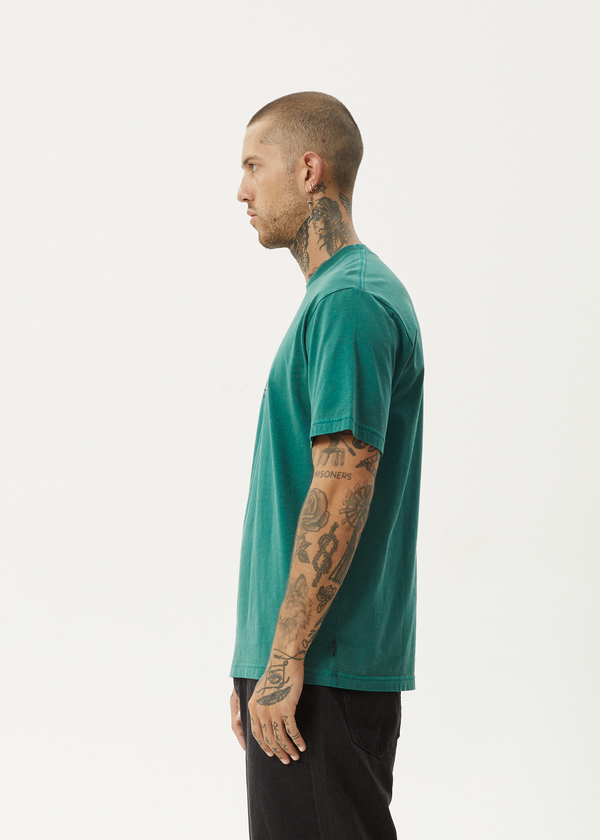 Afends Gello - Retro Tee Washed Pine