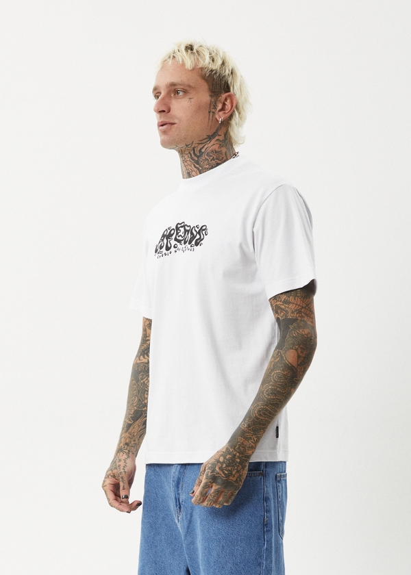 Afends Gello - Retro Tee White