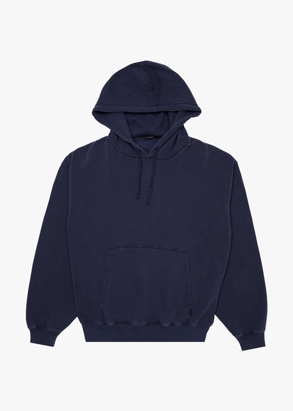 afends Genesis - Boxy Hoodie Washed Deep Sea
