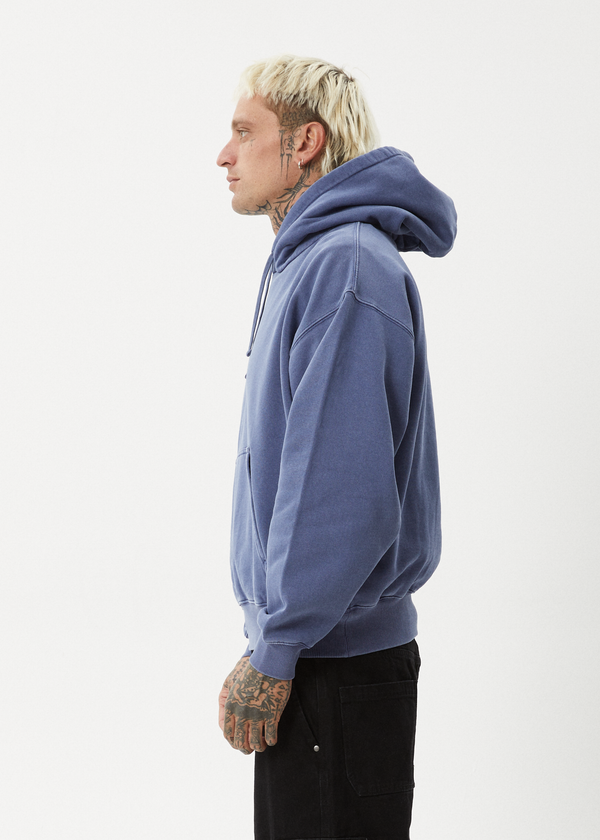 Afends Genesis - Boxy Hoodie Washed Marlin