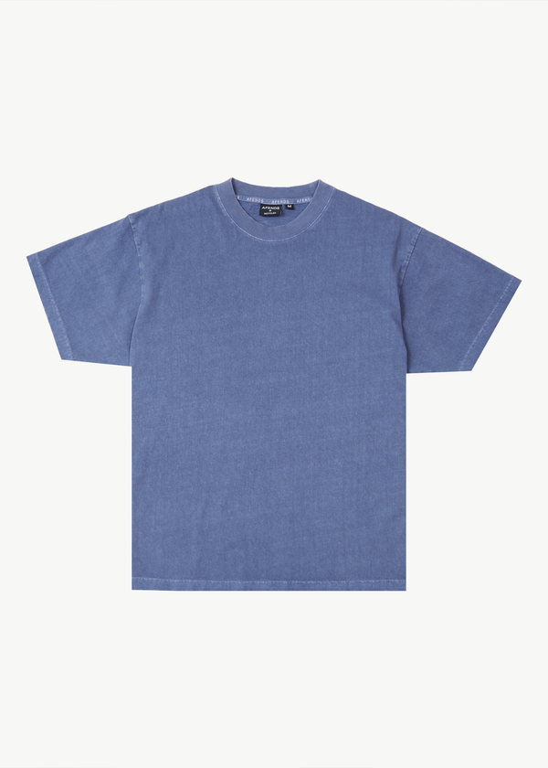 afends Genesis - Heavyweight Boxy Tee Washed Marlin
