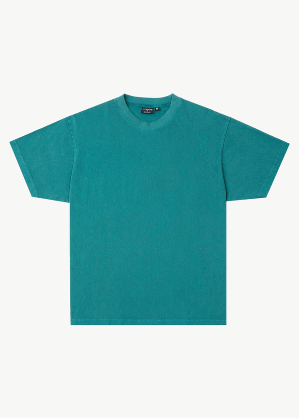 afends Genesis - Heavyweight Boxy Tee Washed Pine