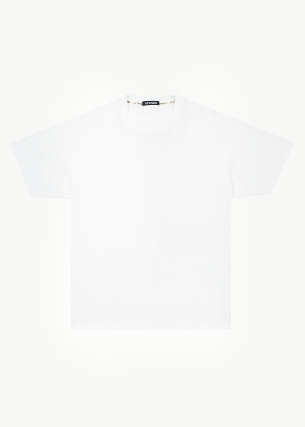 afends Genesis - Heavyweight Boxy Tee White