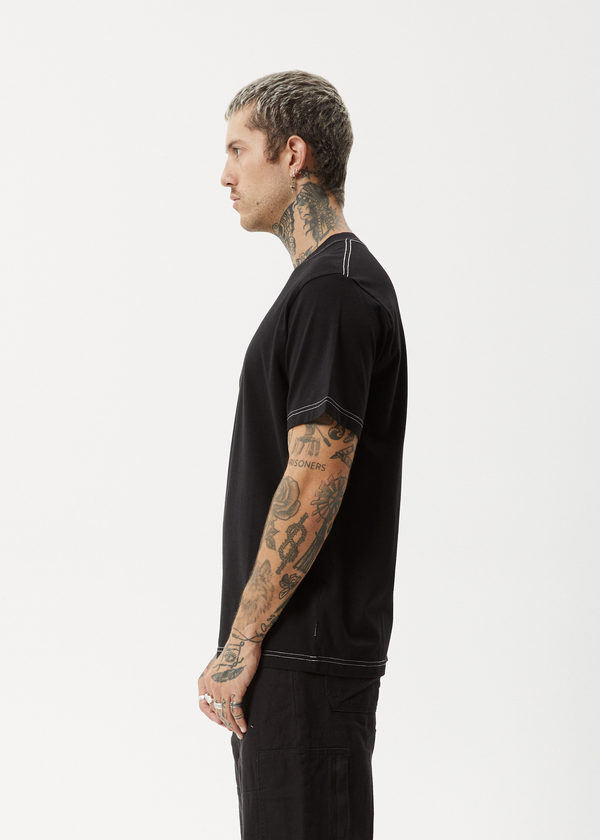 Afends Gothic - Retro Tee Black
