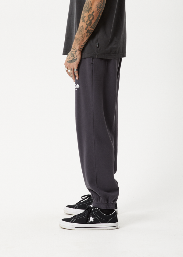 Afends Gothic - Track Pant Charcoal