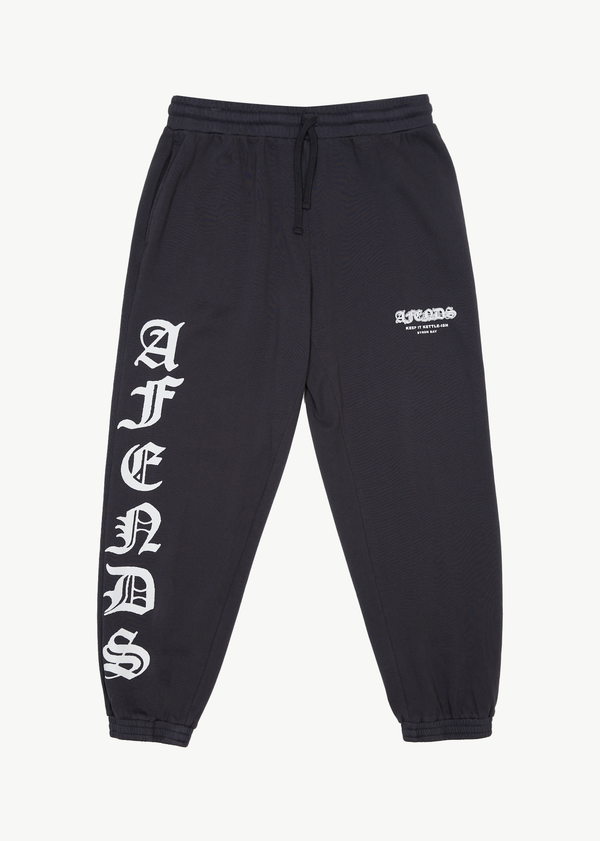 afends Gothic - Track Pant Charcoal