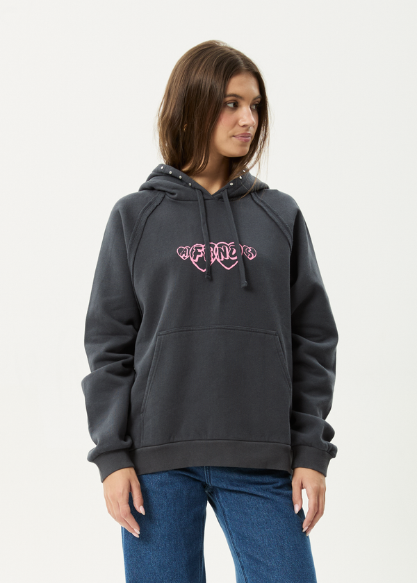 Afends Hardware - Hoodie Charcoal