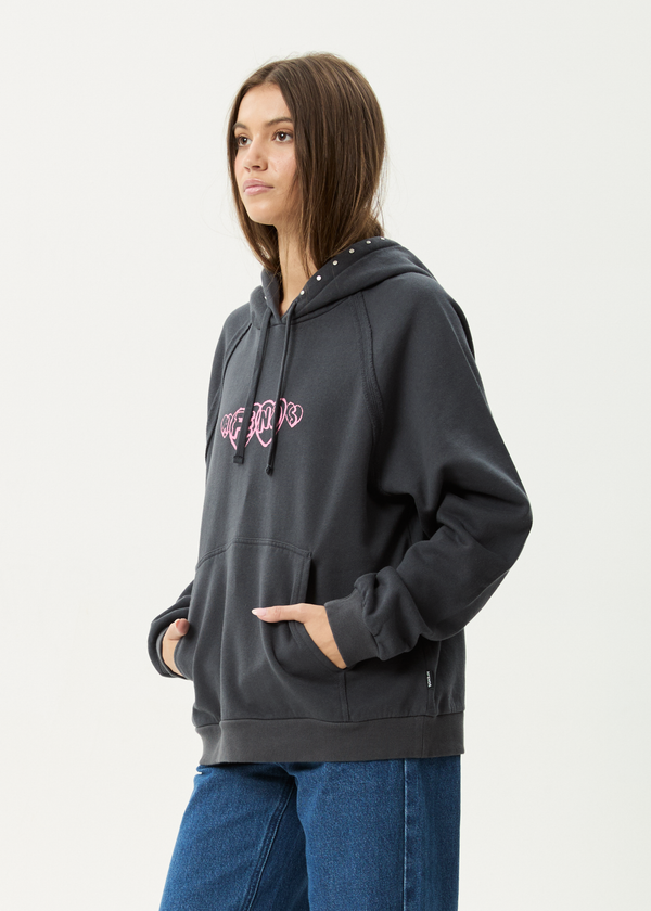 Afends Hardware - Hoodie Charcoal
