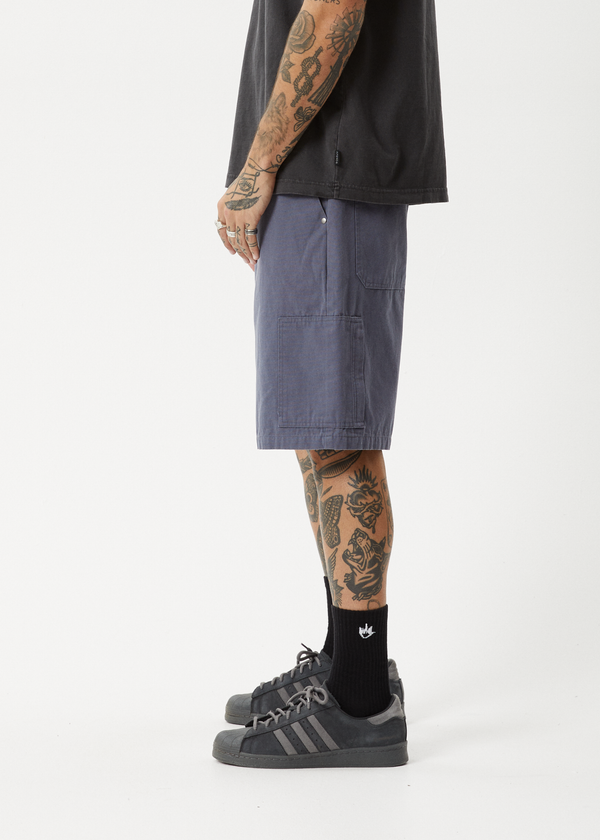 Afends Harper - Canvas Workwear Short 20" Marlin