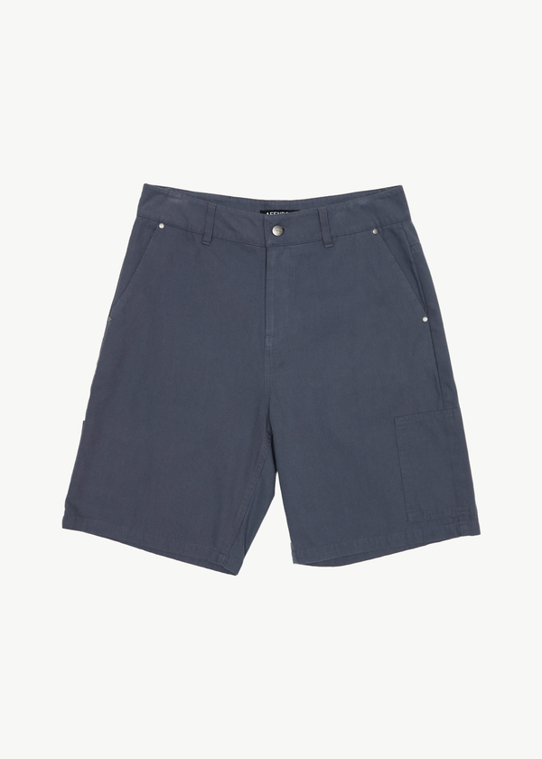 afends Harper - Canvas Workwear Short 20" Marlin