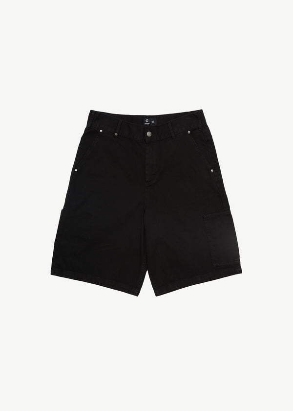afends Harper - Workwear Short 22" Black