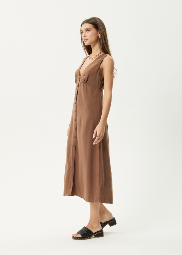 Afends Hartley - Maxi Dress Cinnamon