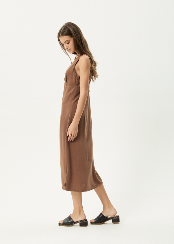 Afends Hartley - Maxi Dress Cinnamon