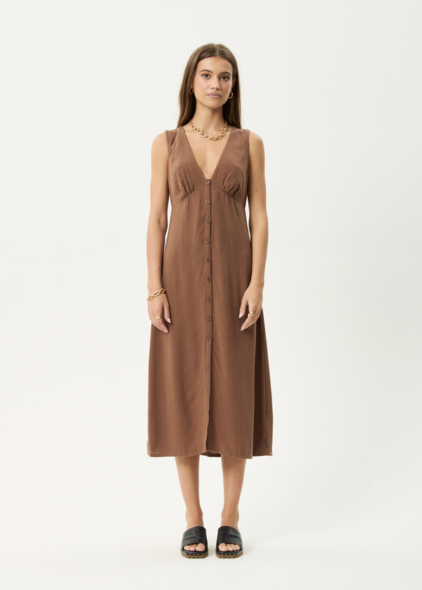 afends Hartley - Maxi Dress Cinnamon