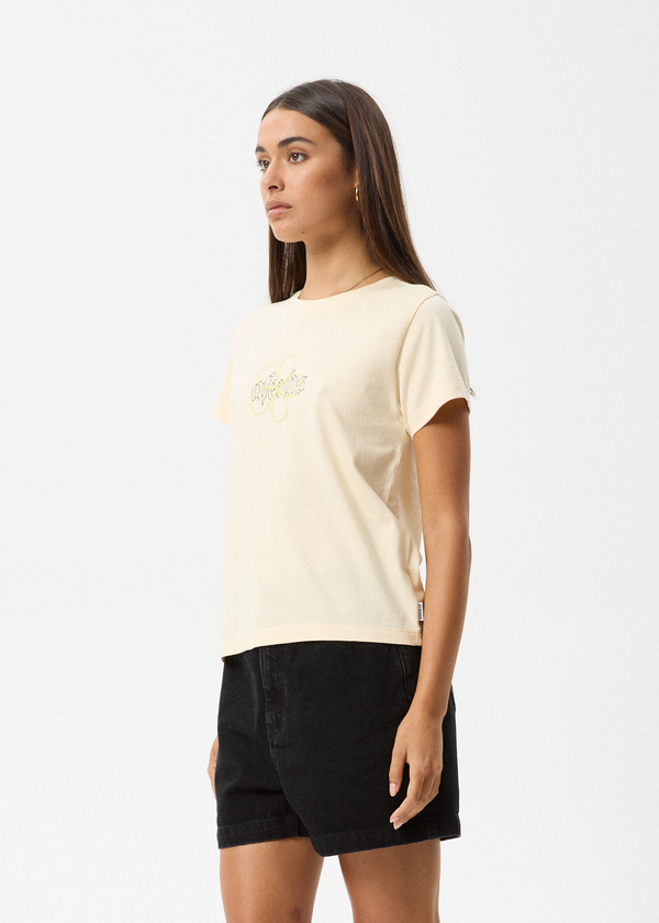 Afends Heidi - Regular Tee Sand