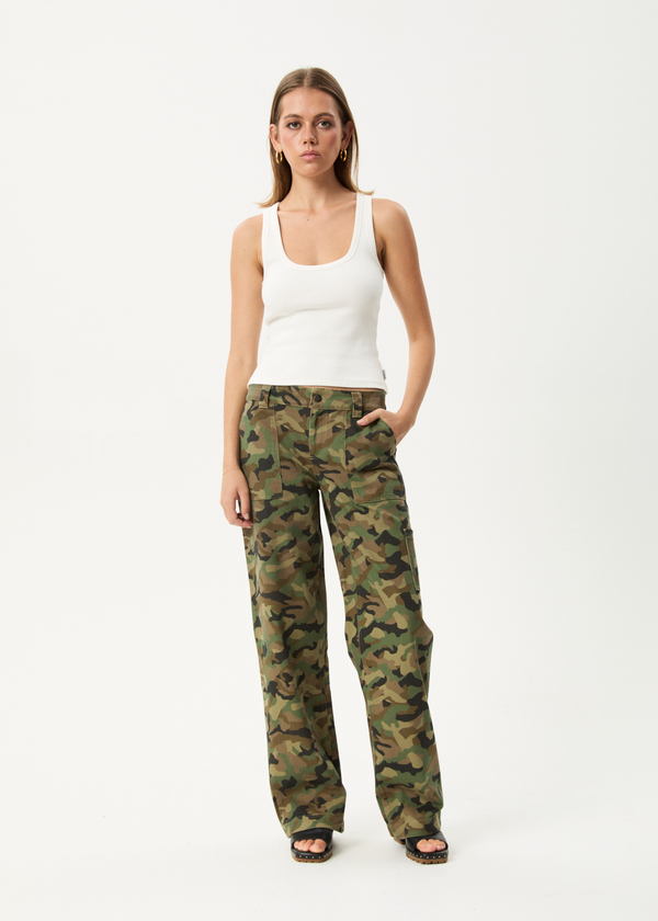 afends Hidden Lexi - Low Rise Workwear Pant Hidden