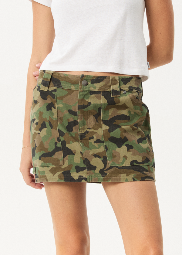 Afends Hidden - Low Rise Workwear Skirt Hidden