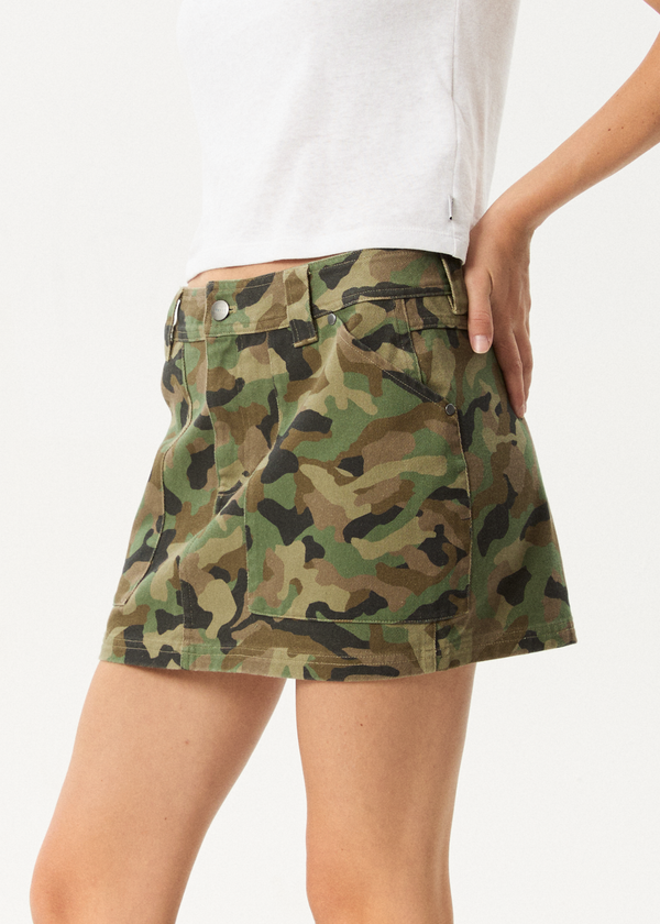 Afends Hidden - Low Rise Workwear Skirt Hidden