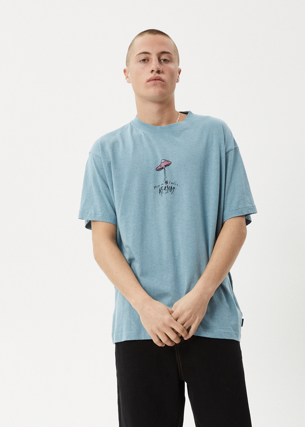 Afends High Priority - Boxy Tee Ocean Spray