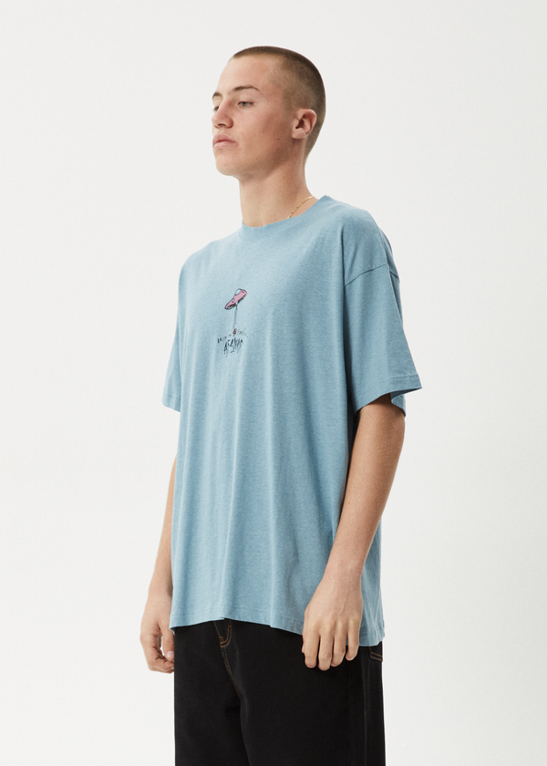 Afends High Priority - Boxy Tee Ocean Spray