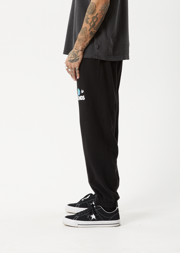 Afends Hometown - Track Pant Black