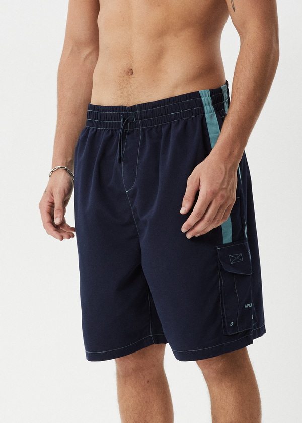 Afends House Related - Cargo Swim Short 20" Deep Sea
