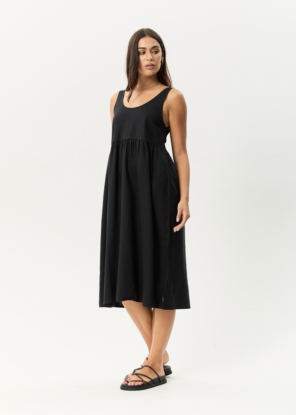 Afends Jesse - Midi Dress Black