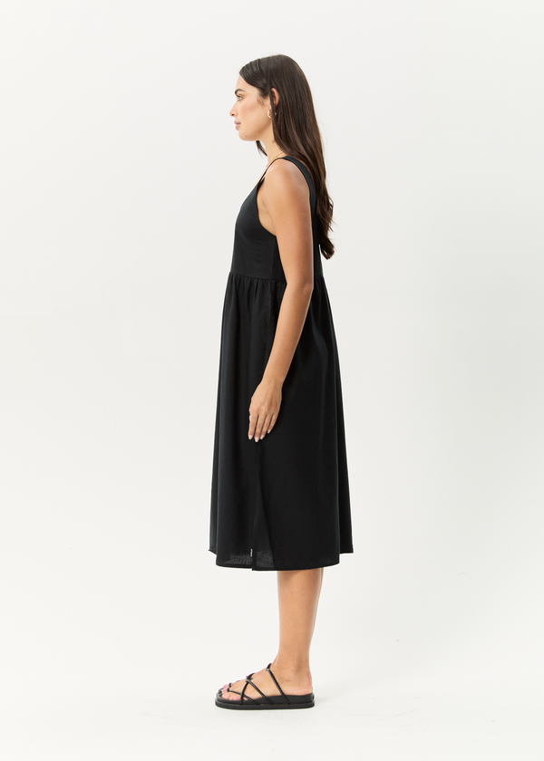 Afends Jesse - Midi Dress Black