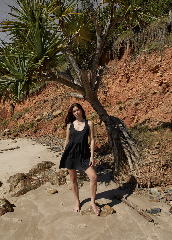 Afends Jesse - Mini Dress Black