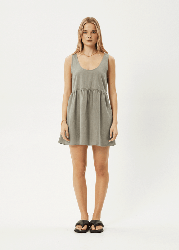 afends Jesse - Mini Dress Olive