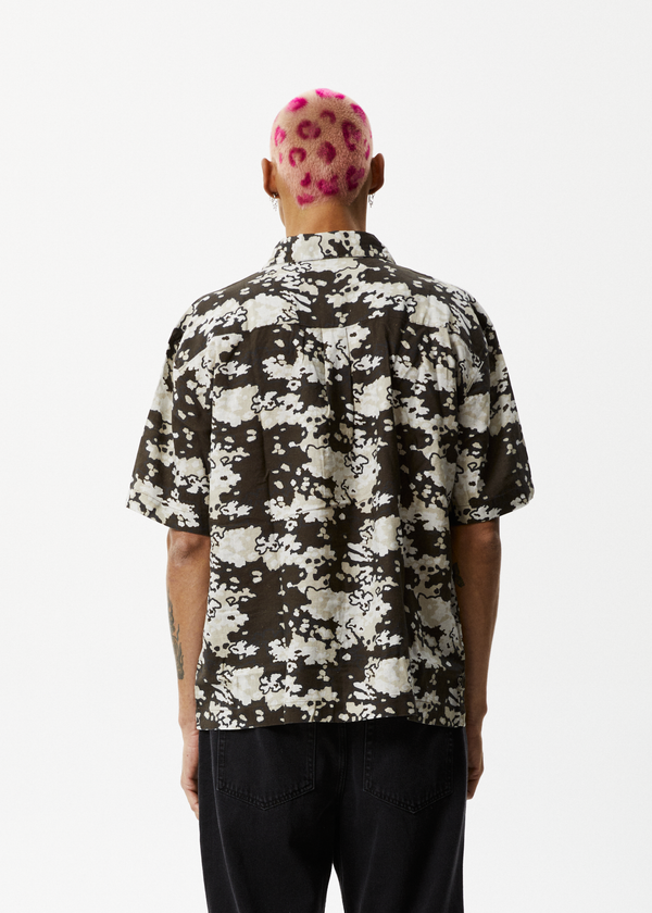 Afends Jungle - Short Sleeve Shirt Earth Camo
