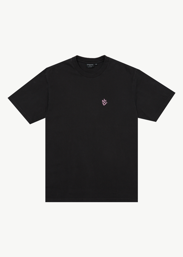 afends Kaleidodope - Retro Tee Stone Black